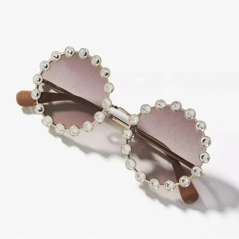 Lele Sadoughi Crystal Sunglasses